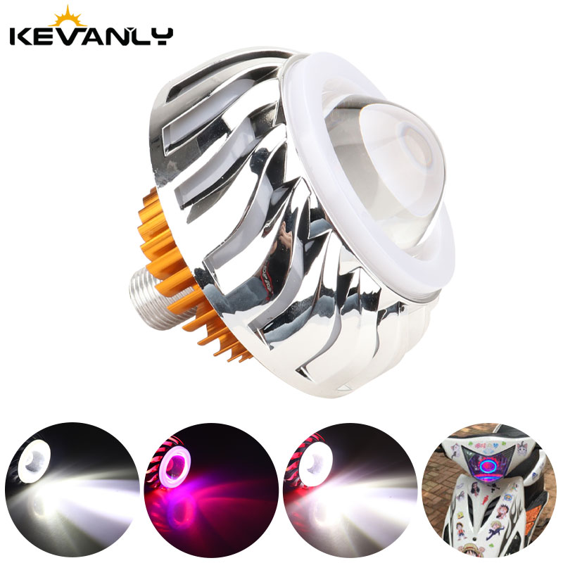 Farol de carro e motocicleta,  - Universal Motorcycle Led Headlight Projector avaliação e preço