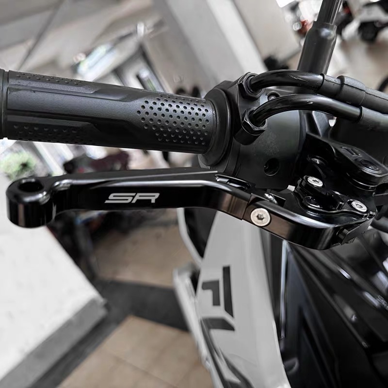 Para CFMOTO 675SR 675 SR-R 675 - Cnc Aluminum Adjustable Brake Clutch Levers avaliação e preço