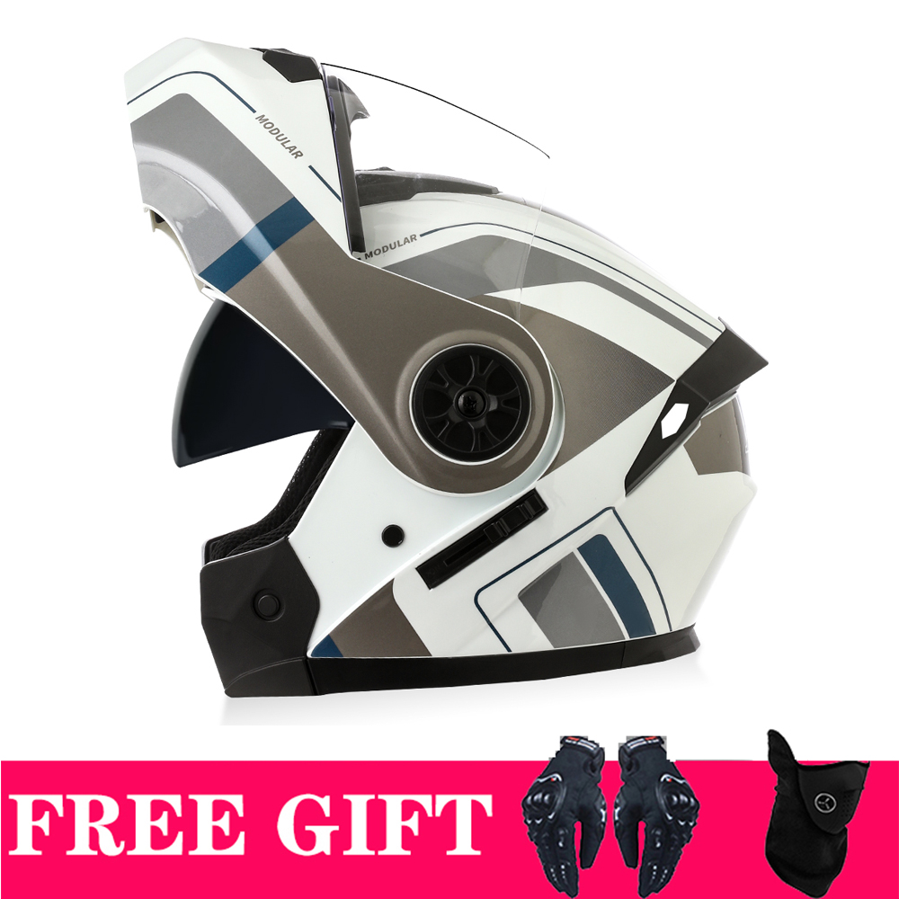 Viseiras duplas capacete bluet - Full Face Motorcycle Helmet With Bluetooth avaliação e preço