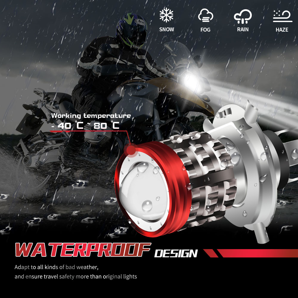 Universal Motocicleta LED Faro - Universal Motorcycle Led Headlight Projector avaliação e preço