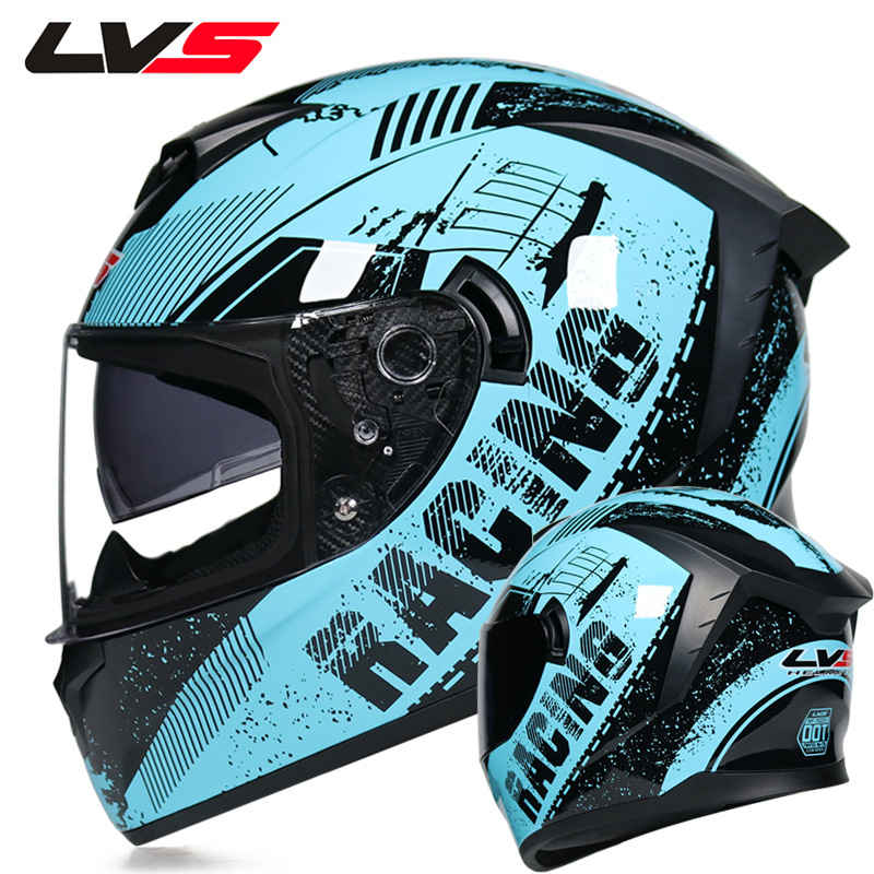 Capacete de Motocicleta LVS Fu - Full Face Motorcycle Helmet With Bluetooth avaliação e preço